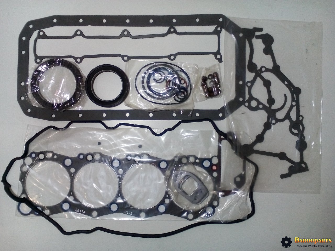 Hino ,J05ct ,  kit gaskit  واشر کامل موتور هینو بیل مکانیکی نیوهلند کوبلکو