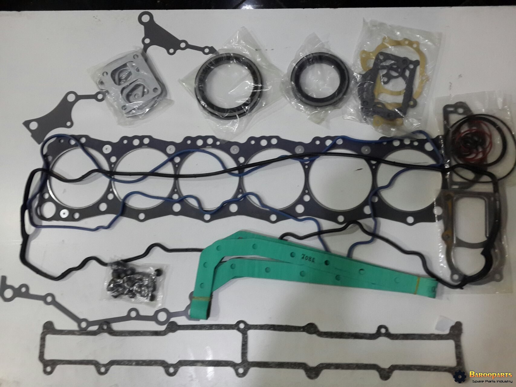 واشر کامل موتور, HINO J08E NEW HOLLAND  E385b, Hino Full gasket