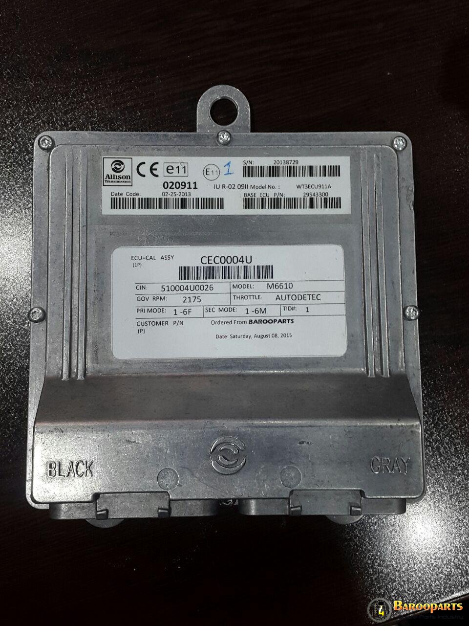 TCM گیربکس آلیسون, WTEC 3 TCM , ALLISON TCM, ALLISON WTEC 3 TCM, 29543300 , 020911