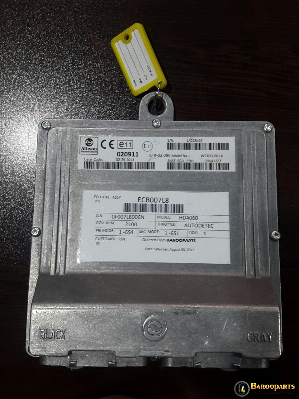 TCM گیربکس آلیسون, WTEC 3 TCM , ALLISON TCM, ALLISON WTEC 3 TCM, 29541227 , 020911