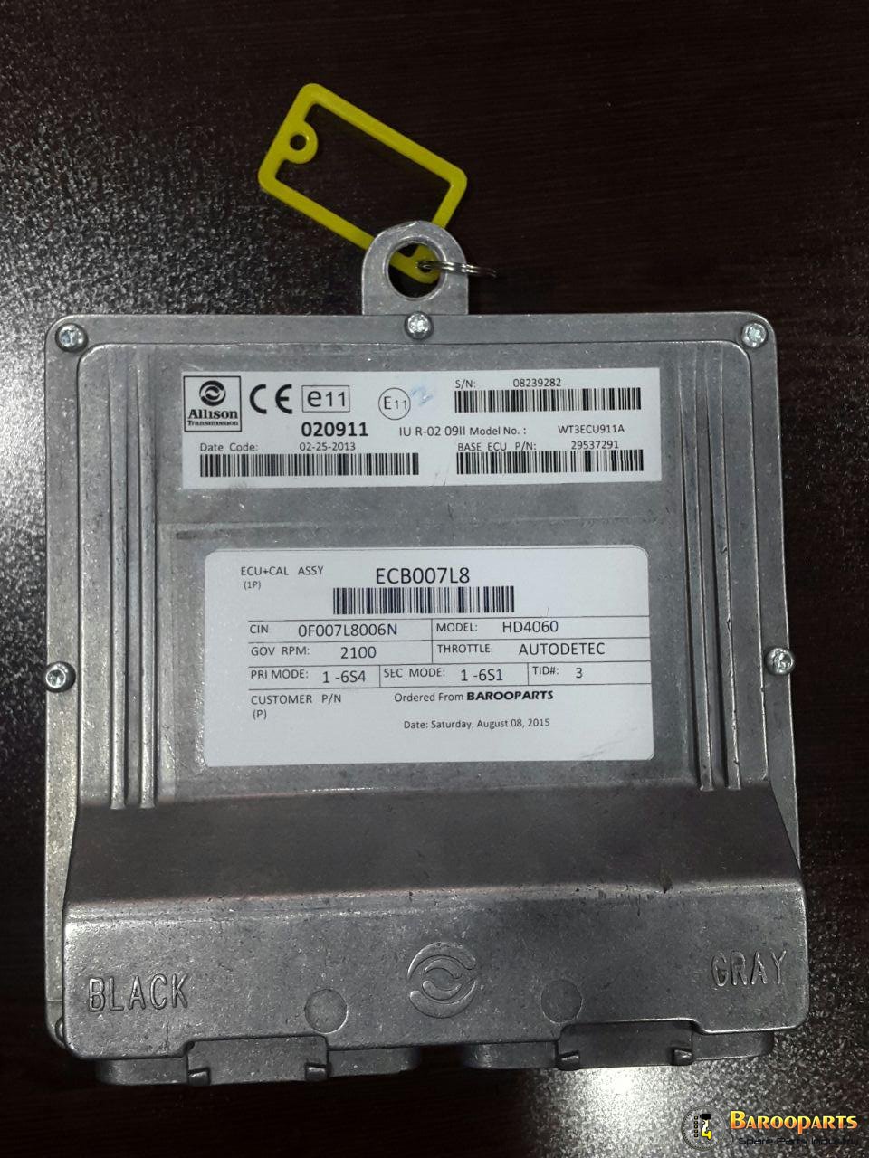 TCM گیربکس آلیسون, WTEC 3 TCM , ALLISON TCM, ALLISON WTEC 3 TCM, 29537291, 020911
