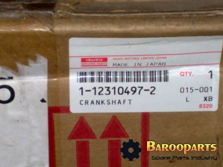 Isuzu 1-12310497-2 6RB1Tx crank shaft
