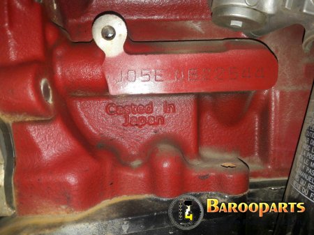 HINO J05E ENGINE موتور بیل مکانیکی نیوهلند کوبلکو SK210-8/E215B.E265B